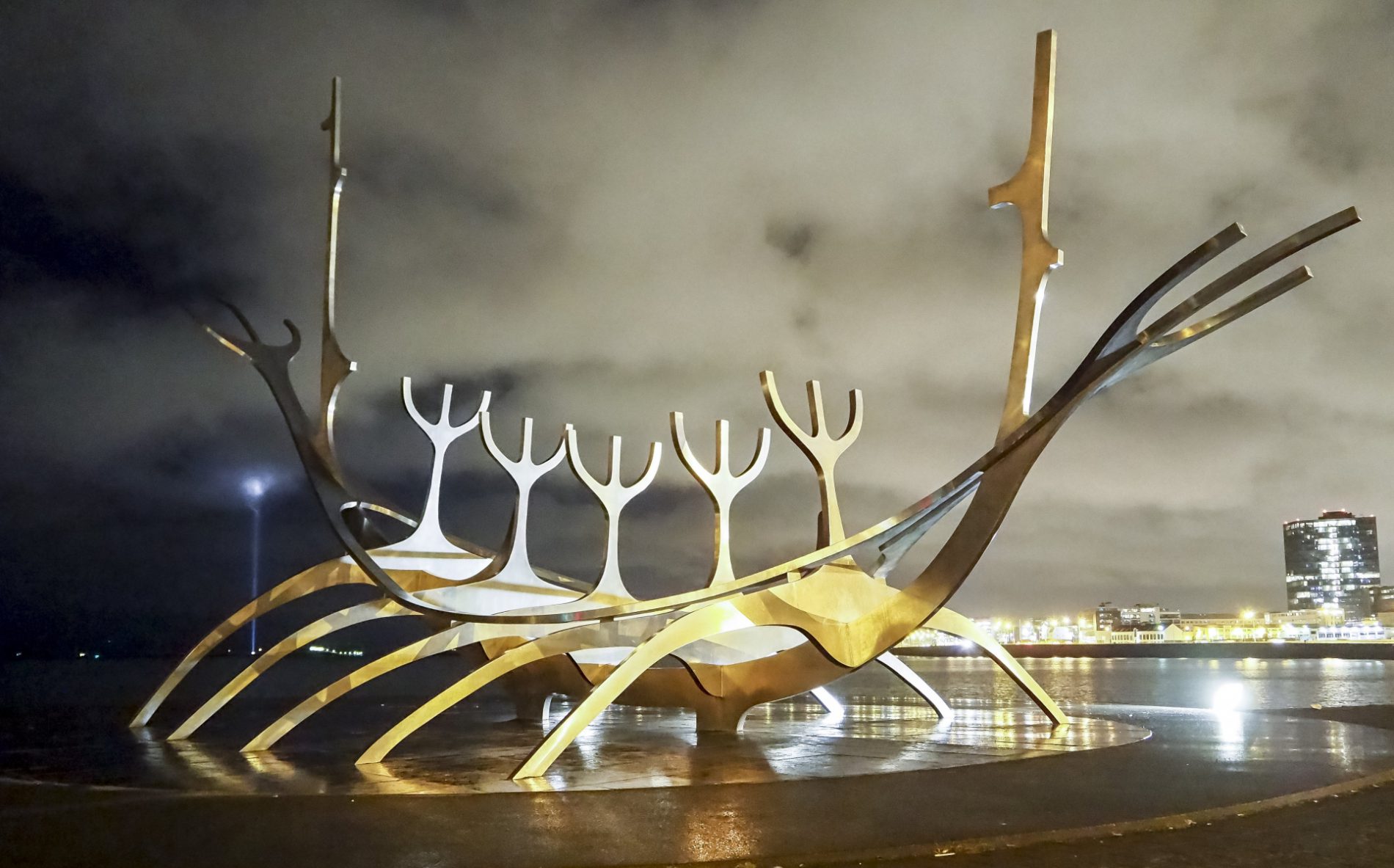 The Sun Voyager From Reykjavik Iceland Wallpaper